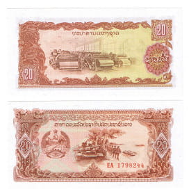 Laos 20 Kip 1979 r. UNC