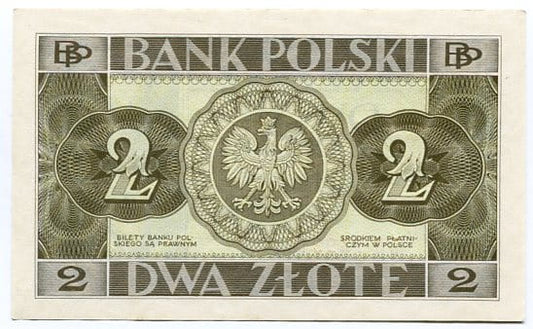 Banknot 2 zł 1936 r.