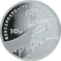 10 zł Ag 25-lecie NSZZ „Solidarność” 2005 r.