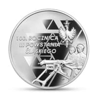 10 zł Ag 100. rocznica III Powstania Śląskiego 2021 r.