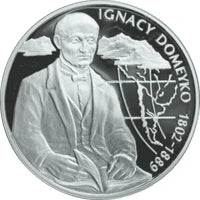 10 zł Ag Polscy podróżnicy i badacze - Ignacy Domeyko 2007 r.