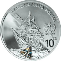 10 zł Ag Polscy podróżnicy i badacze Henryk Arctowski i Antoni B. Dobrowolski 2007 r.