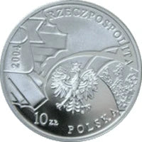 10 zł Ag 85-lecie Policji 2004 r.
