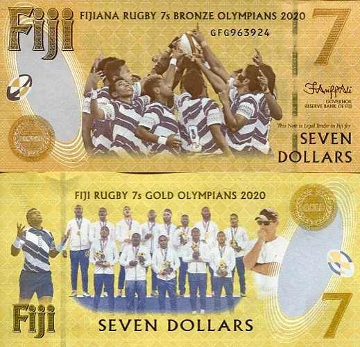 Fidżi 7 Dollars 2022 r. UNC