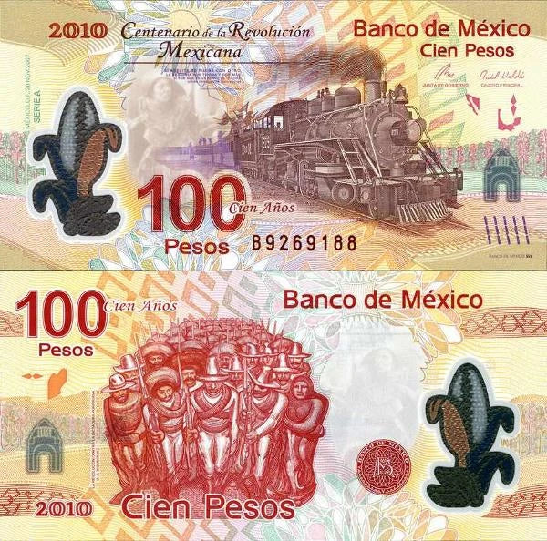 Meksyk 100 Pesos 2007 r. Polimer UNC