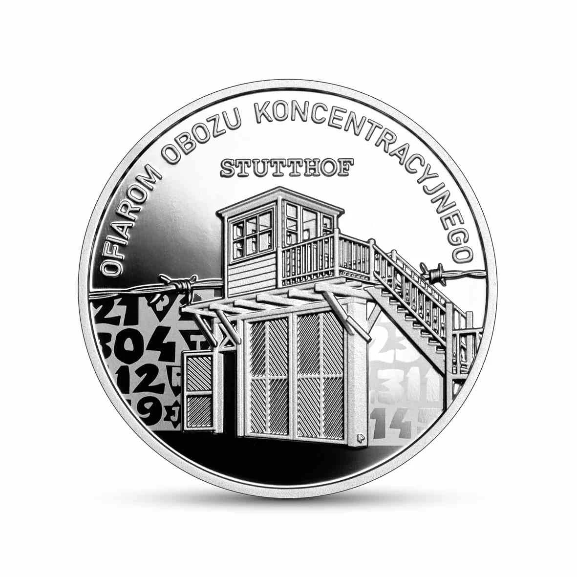 Polska 10 zł Ag Ofiarom obozu koncentracyjnego Stutthof 2024 r.