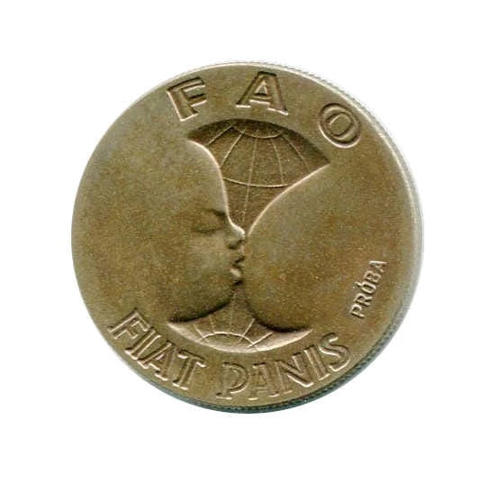 Polska 10 złotych FAO Fiat Panis 1971 r. Próba