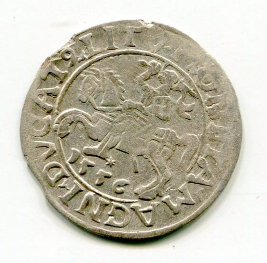 Półgrosz Litewski 1556 r. Zygmunt II August