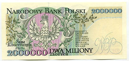 Banknot Polska 2000000 zł z 1993 r. B