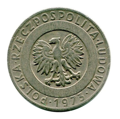 Polska 20 złotych 1973 r. Wieżowiec i Kłosy