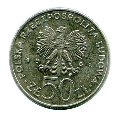 50 złotych Władysław Sikorski 1981 r.