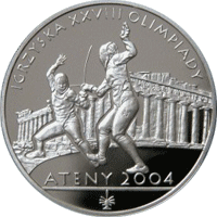 10 zł Ag Igrzyska XXVIII Olimpiady – Ateny 2004