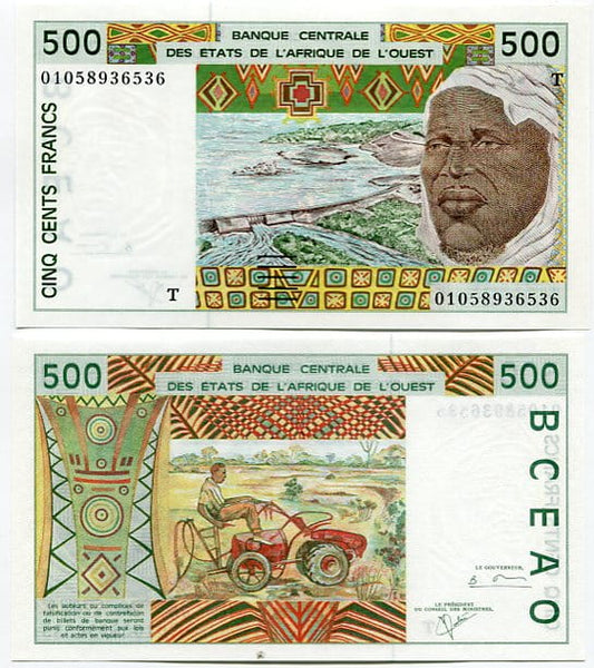Togo 500 Francs 1994 r. UNC