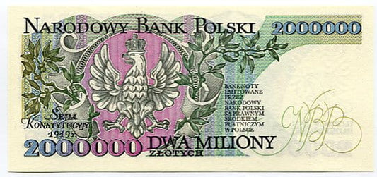 Banknot Polska 2000000 zł z 1992 r. B