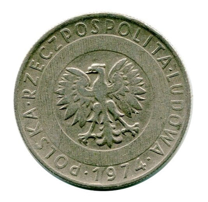 Polska 20 złotych 1974 r. Wieżowiec i Kłosy