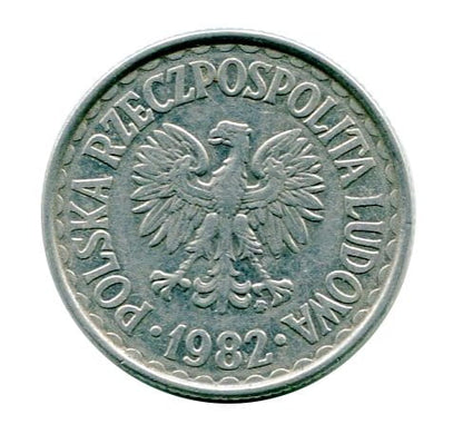 Polska 1 Złoty 1982 r.