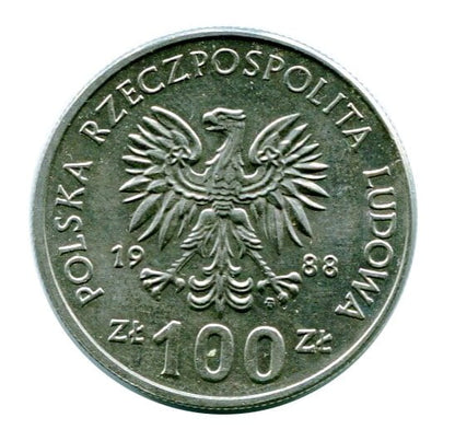 100 złotych Jadwiga 1988 r.