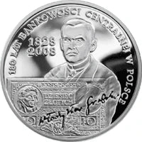 10 zł Ag  180 lat bankowości centralnej w Polsce 2009 r.