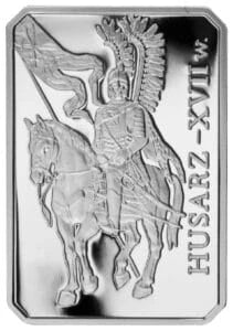 10 zł Ag Historia Jazdy Polskiej - Husarz XVII wiek 2009 r.