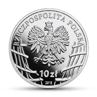 10 zł Ag Wyklęci przez komunistów żołnierze niezłomni - Hieronim Dekutowski, „Zapora” 2018 r.