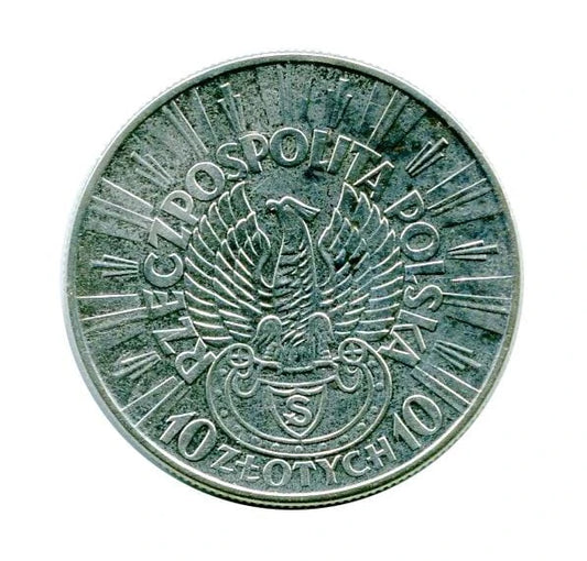 10 zł Józef Piłsudski - Orzeł Strzelecki 1934 r.