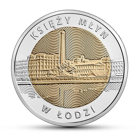 5 zł Odkryj Polskę 2016 r. - Księży Młyn w Łodzi