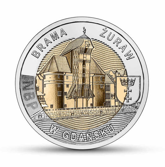 5 zł Odkryj Polskę 2021 r. – Brama Żuraw w Gdańsku