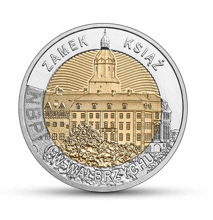 5 zł Odkryj Polskę 2021 r. – Zamek Książ w Wałbrzychu