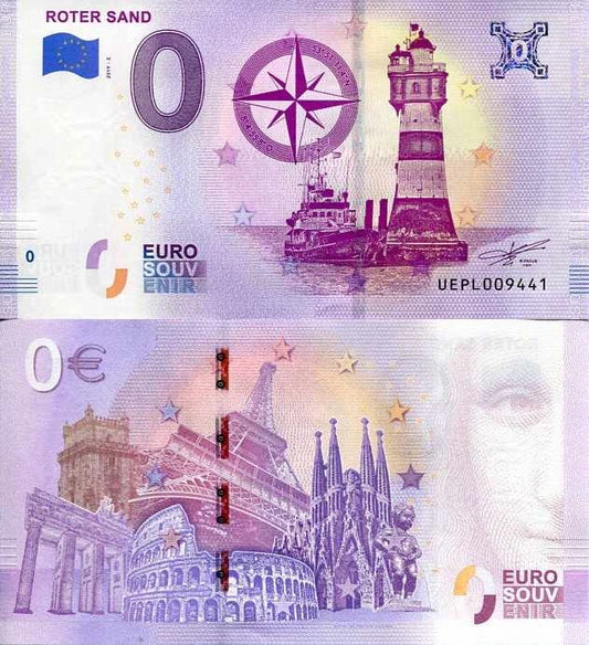Banknot 0 Euro Niemcy - Roter Sand