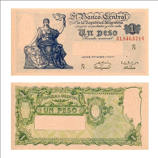 Argentyna 1  Peso 1951 r. UNC