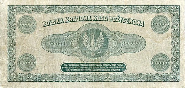 Banknot Polska 100 000 Mark Polskich 1923 r. C