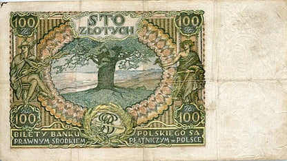Banknot Polska 100 Złotych 1934 r. BK