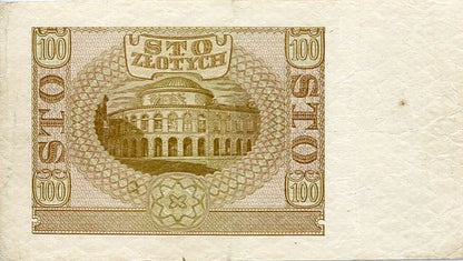 Banknot Polska 100 Złotych 1940 r. D