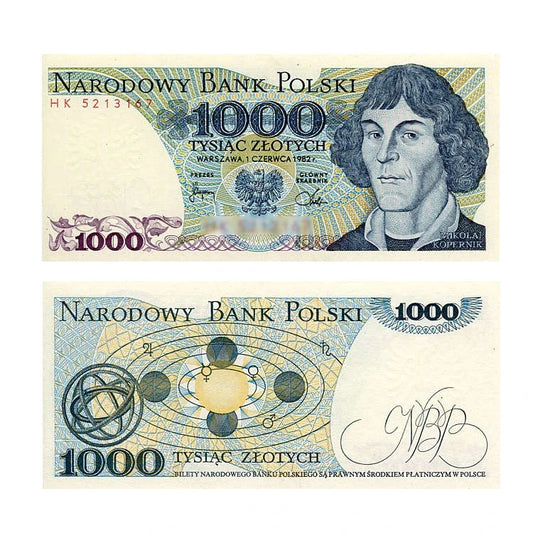 Banknot Polska 1000 zł 1982 r. KK