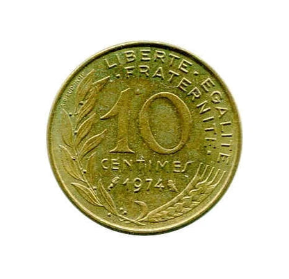 Moneta Francja 10 Centów ( różne roczniki )