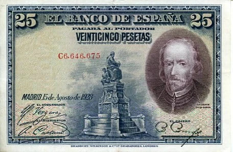 Hiszpania 25 Pesetas 1928 r. C