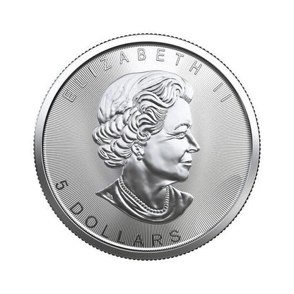 Kanada 5 Dolarów 1 Uncja Srebra Liść Klonowy 2022 r.
