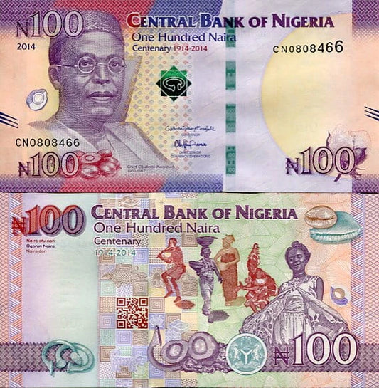 Nigeria 100 Naira 2024 r. UNC