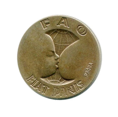 Polska 10 złotych FAO Fiat Panis 1971 r. Próba