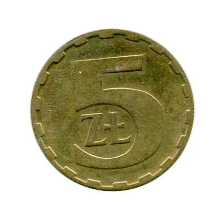 Polska 5 Złotych 1986 r.