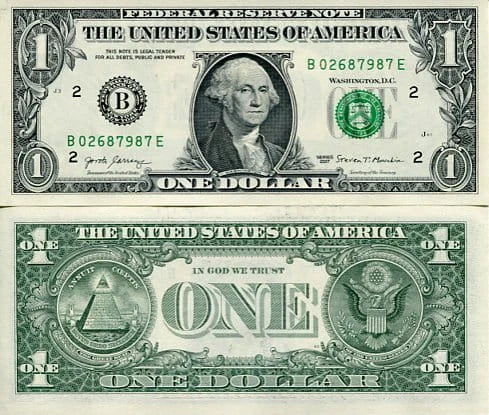 USA 1 Dolar 2006 r. New Jork B UNC