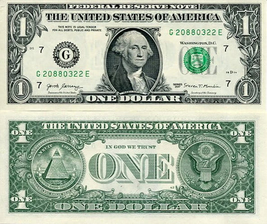 USA 1 Dolar 2017 r. Chicago G UNC